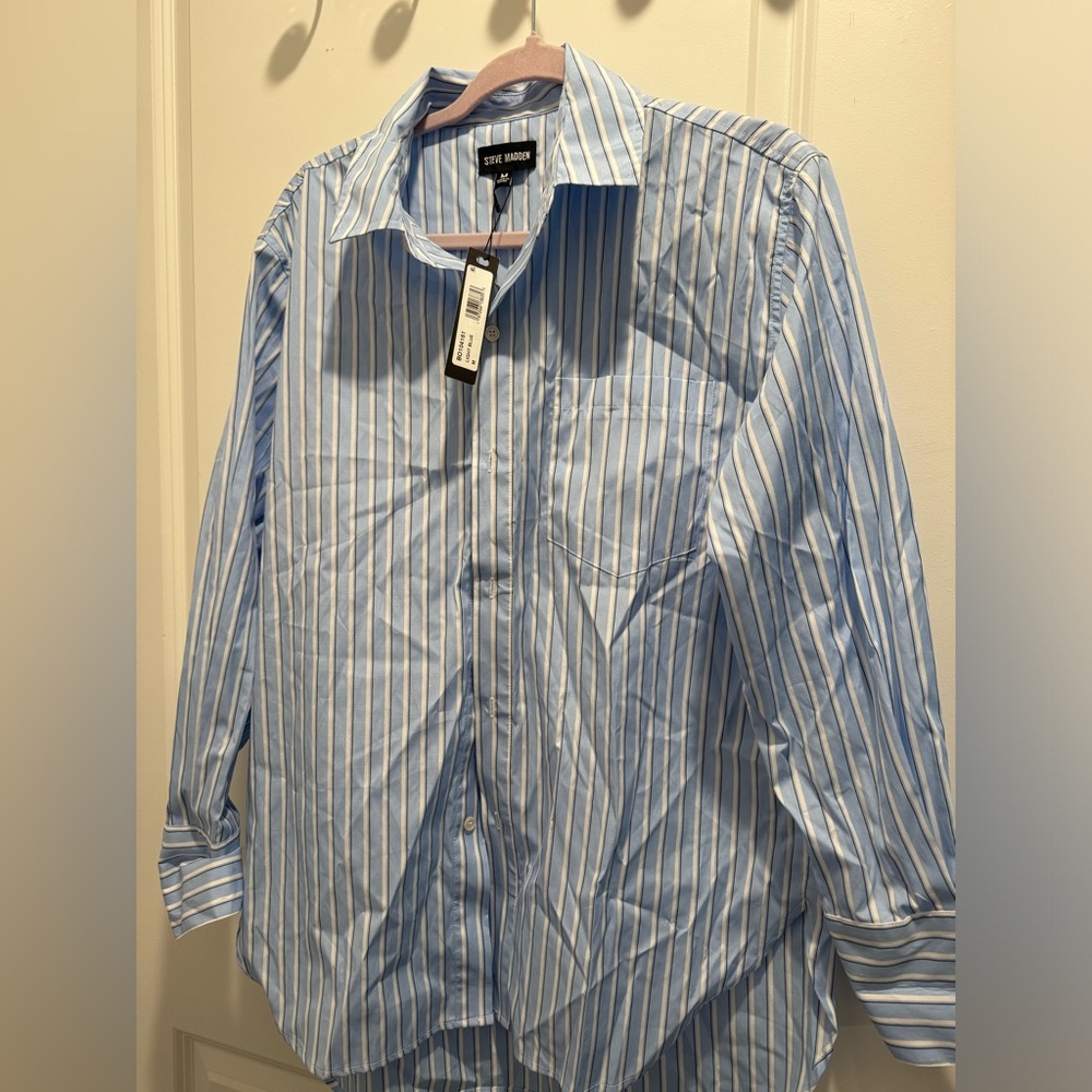NWT Steve Madden Oversized Button Down